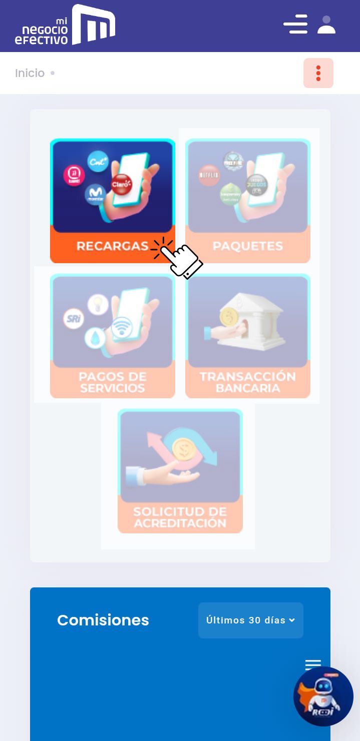 Ventas en la APP