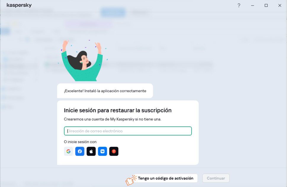 Activación Antivirus Kaspersky