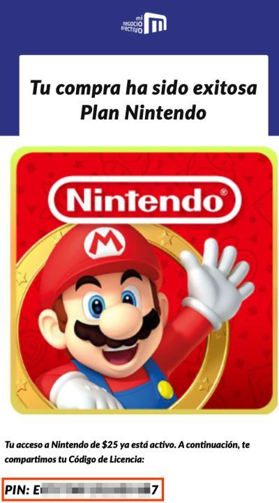 PIN Nintendo