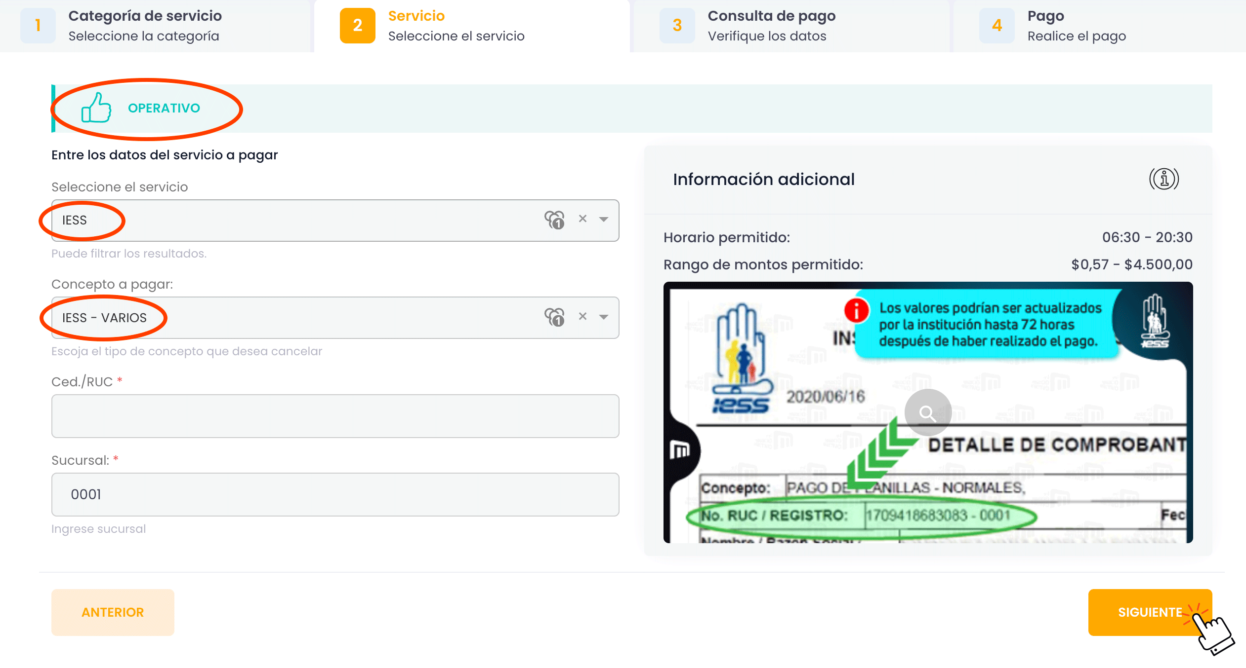 Opción A - IESS varios