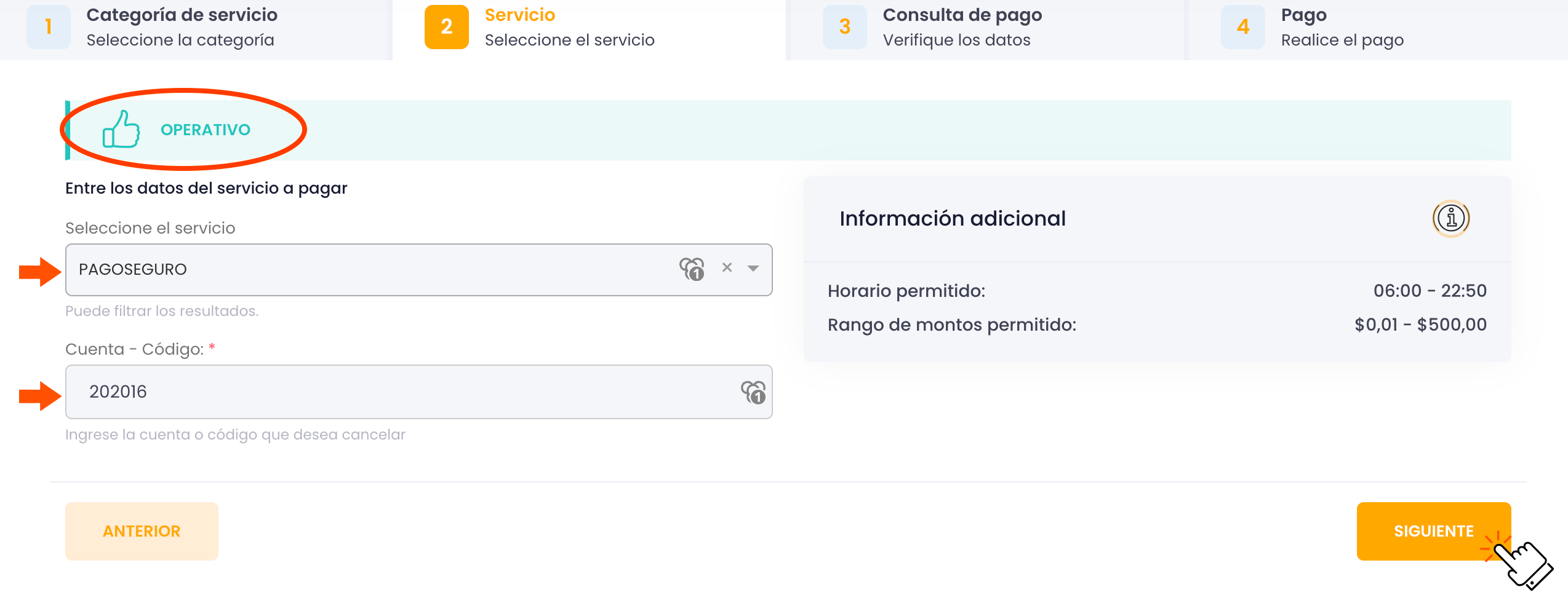Completa los datos