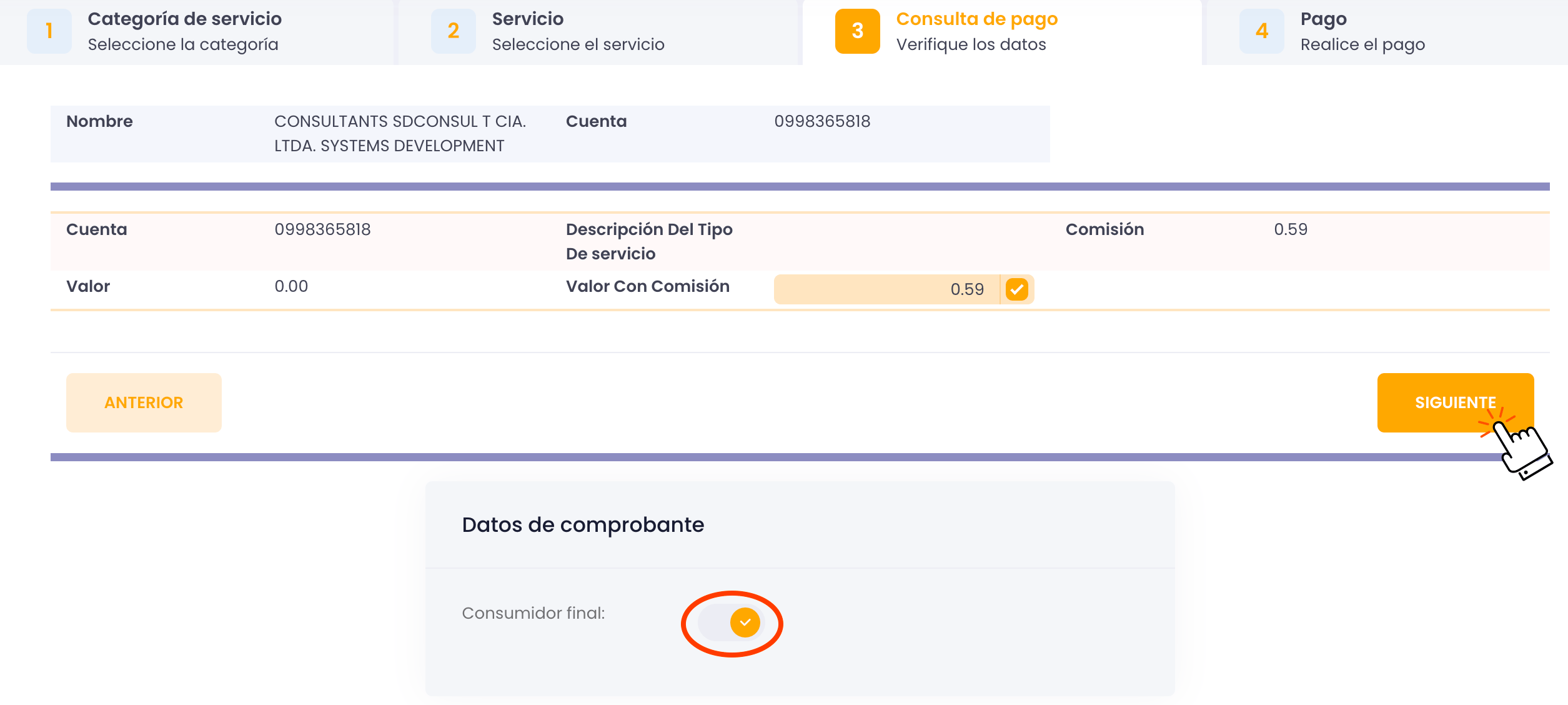 Revisa datos