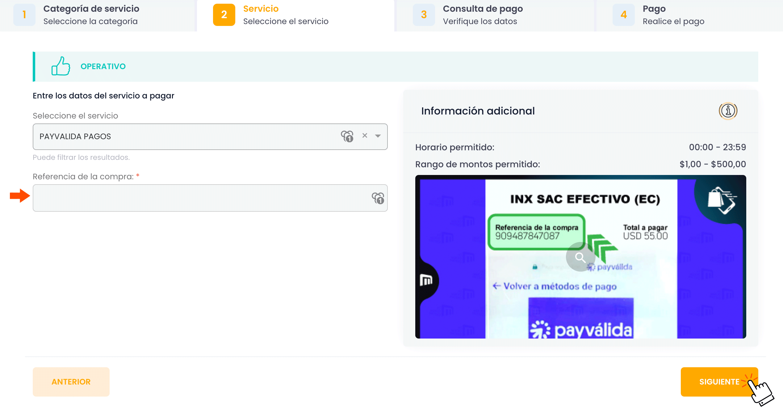 Llena los datos