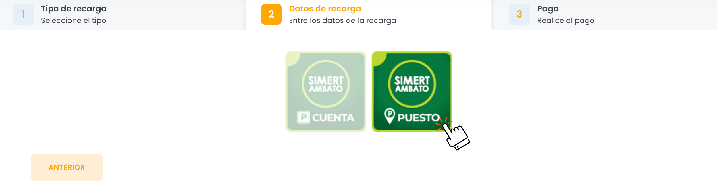 Selección SIMERT Ambato Puesto