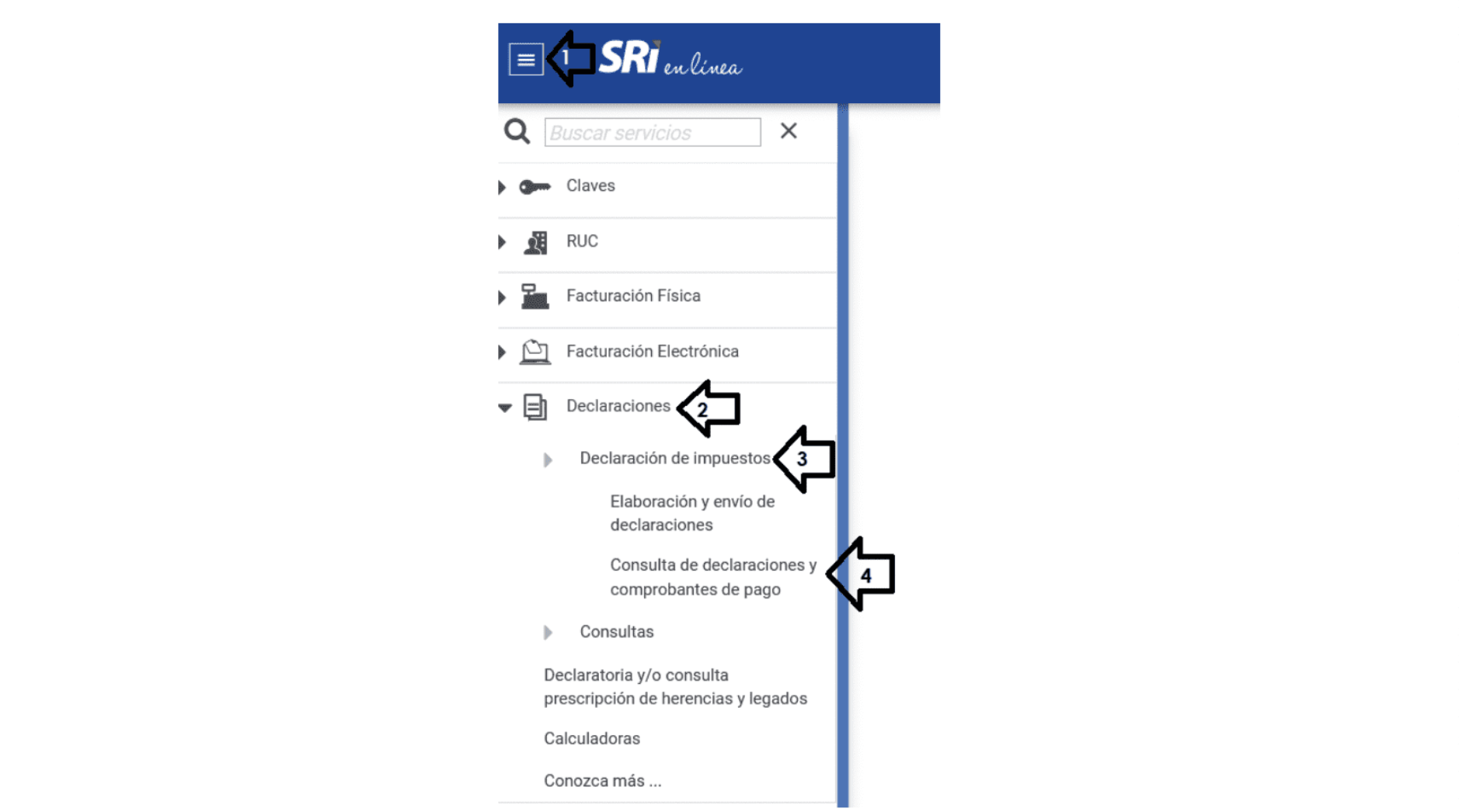 Verifica información - SRI Pago de Impuestos