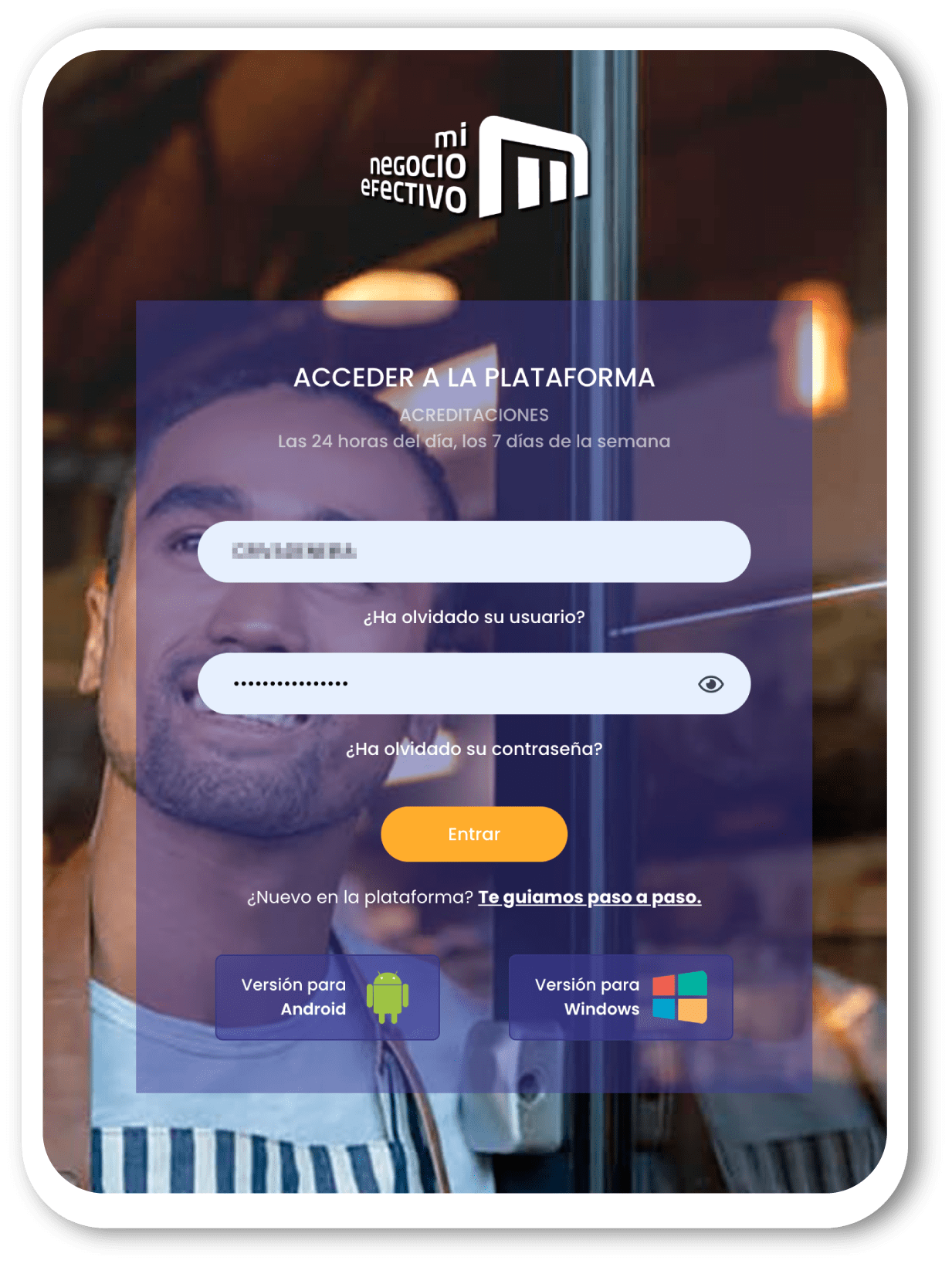 Ingresa a la plataforma
