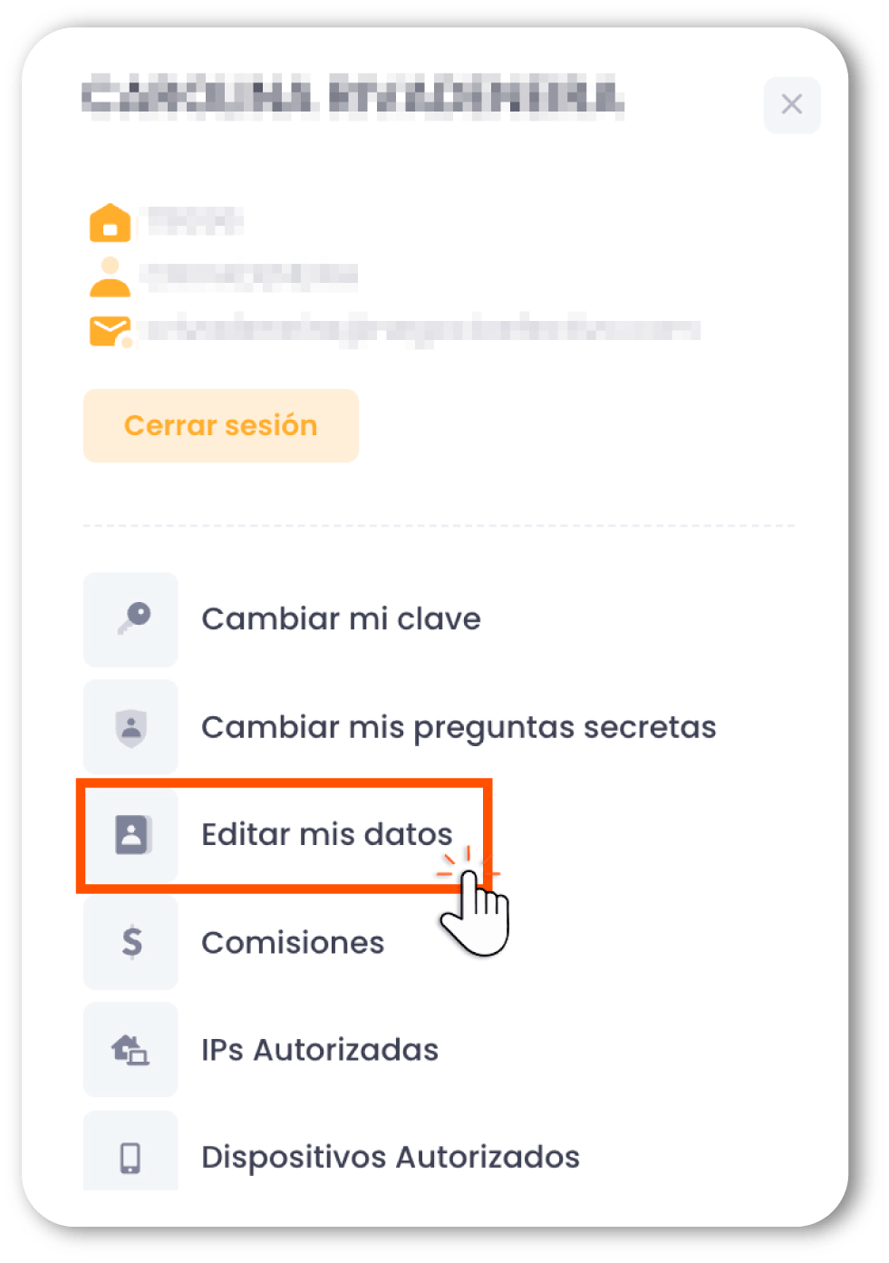 Editar datos