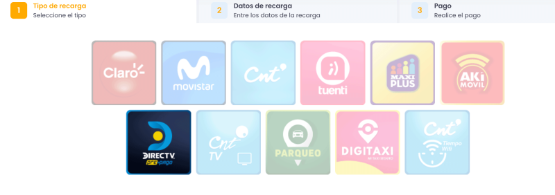 Selección Directv plataforma