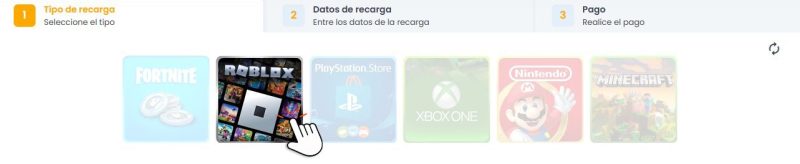 Selección Roblox plataforma