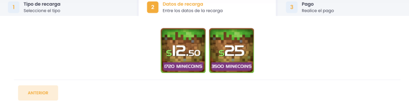 Escoge un paquete