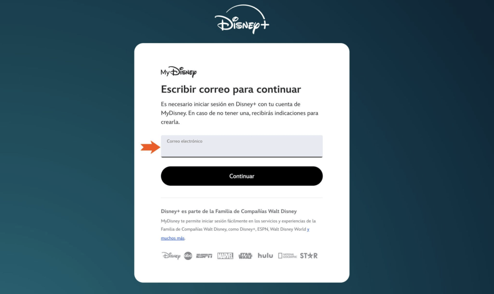 Ingresa correo electrónico