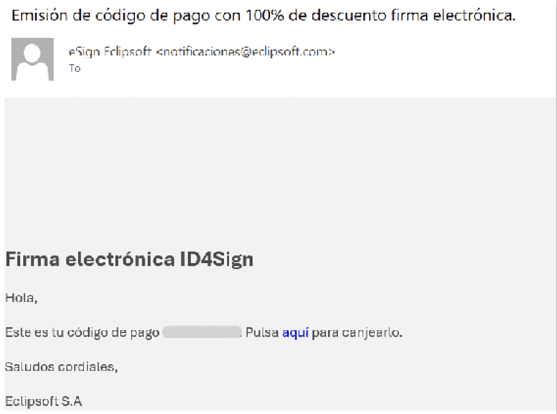 Código de Firma Electrónica